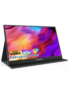 FANGOR Tragbarer Monitor, 15,6" FHD 1080P Reisemonitor für Laptop, Ultraschlank - Bild 1 von 14