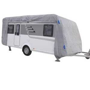 Wohnwagen Schutzhülle Größe M  550 x 250 x 220 cm Wohnwagengarage, Abdeckplane - Bild 1 von 4