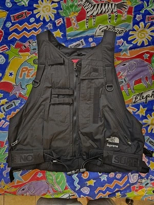 The North Face x Supreme Black RTG Vest in XL, NWOT - Image 1 of 4