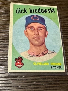 1959 Topps - Dick Brodowski #371 - Cleveland Indians - EX - Envío gratuito - Imagen 1 de 2