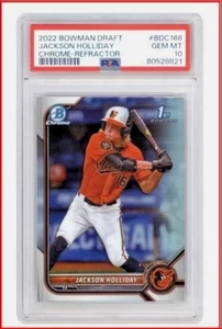 2022 Bowman Draft - Chrome Jackson Holliday #BDC-168 Refractor (RC) - Picture 1 of 2