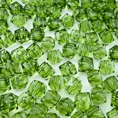 300 Pieces 8Mm Acrylic Faceted Cube Bead Colorful Square with Hole Plastic Loose - Image 1 of 4