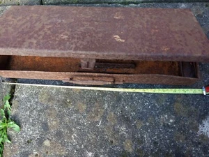 Vintage Britool Socket Service Set Tool Box Covered in Rust - Picture 1 of 15