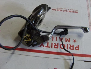 1992 HARLEY DAVIDSON FLH TOUR CHROME CLUTCH LEVER BRACKET & LEVER PERCH - Picture 1 of 1