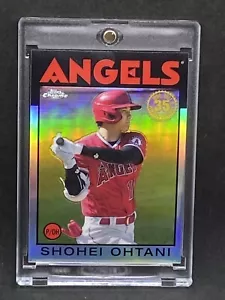 Shohei Ohtani RARE REFRACTOR INVESTMENT CARD TOPPS CHROME ANGELS ROY MVP - Picture 1 of 2