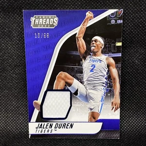 #/99! 🚨2022-23 Panini Threads Jalen Duren RC Detroit Pistons Rookie Patch Blue - Picture 1 of 2