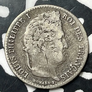 1836-A France 1/4 Franc Lot#E7043 Silver! - Picture 1 of 2