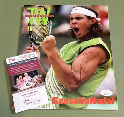 Rafael Nadal Autographed / Signed Tennis Week June 2005 Magazine With JSA COA - Image 1 of 4