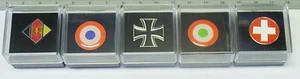 Sonderaktion 5 Stück Pin Luftstreitkräfte modern Hoheitszeichen Kokarde *NEU* - Picture 1 of 2