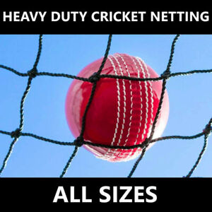 Premium-Grade Cricket Netting | Ultra Heavy-Duty Cricket Garden Ball Stop Net