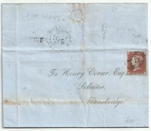 1858 =75= NÚMERO DE BIRMINGHAM Y CINCO VÍAS SUB PO WATER WORKS BILL KINGSWINFORD - Imagen 1 de 2
