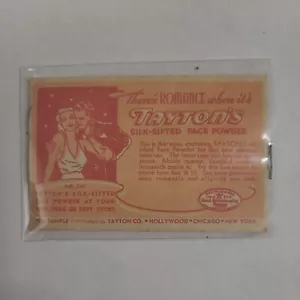 Vintage Tayton's Silk Sifted Face Powder Sample Packet.Rose Rachel - Picture 1 of 2