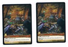 WORLD OF WARCRAFT (WOW)  THE LAST BAROV CARD (X2)         - FREE P&P