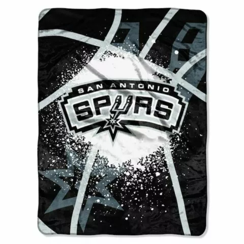 San Antonio Spurs Plush Blanket 60 x 80 Cover