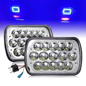 7X6'' LED Headlights Hi/Lo DRL for Ford E-150 E-350 Econoline Wagon Cargo Van - Picture 1 of 9