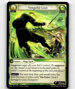 Vengeful Gust Regular - Grand Archive Mortal Ambition - Picture 1 of 1