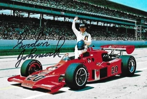 Gordon Johncock auto/signed 4x6 photo Indy 500 Racing Legend Rare COA LOOK! - Picture 1 of 1