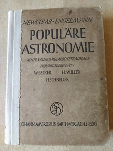 Populäre Astronomie, Newcomb-Engelmann, Johannes Ambrosius Barth Verlag 1948 - Bild 1 von 4