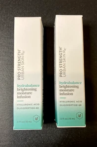 (2) URBAN SKIN RX  HYDRABALANCE Brightening Moisture Infusion 15ml ProStrength - Picture 1 of 6