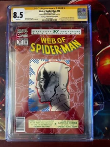 Web Of Spider-Man #90 CGC 8.5 firmato e disegnato da Sam De La Rosa Edicola - Foto 1 di 3