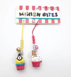 Set cinturini portachiavi mini campana Universal Studios Japan Minion Bites 1 - Foto 1 di 2