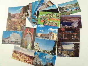 LOTTO 27 CARTOLINE NEVADA NV ANNI 60+ TAGLIA STANDARD CROMO GIOCO DAZZARDO1 LETTERA GRANDE #256 - Foto 1 di 12