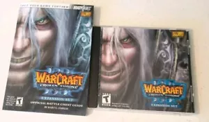 Juego de expansión Warcraft 3 Frozen Throne y guía oficial de cofre de batalla PC CD-ROM - Imagen 1 de 5