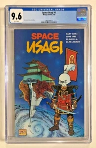 SPACE USAGI (1992) #1 CGC 9.6 QUASI NUOVO DI ZECCA + MIRAGE STUDIOS YOJIMBO STAN SAKAI QUASI NUOVO+ - Foto 1 di 2