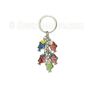 Fish Charms Keyring / Key Fob - Picture 1 of 1