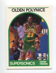 1989-90 Hoops #152 Olden Polynice Seattle Supersonics Rookie - Picture 1 of 1