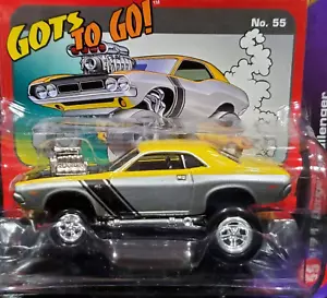 Johnny Lightning 71 1971 Dodge Challenger Zingers Gots To Go Detailed Car Yellow - Picture 1 of 2
