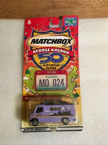 Matchbox Across America 50th Birthday Series Missouri UNOPENED TV NEWS VAN 1989 - Picture 1 of 8