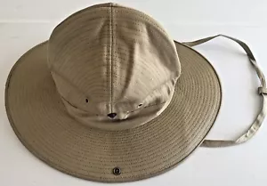 UNISSUED ORIGINAL MLE-49 FRENCH FOREIGN LEGION CANVAS BUSH HAT - Bild 1 von 12