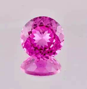 Makelloser 15 x 15 mm natürlicher Royal Pink Ceylon Saphir 18,55 Ct (GIT zertifiziert) - Bild 1 von 6