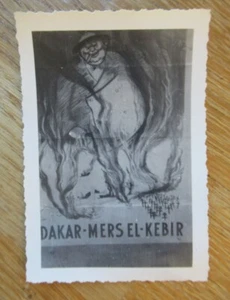 Foto antigua Francia cartel en Reims 1940 / 1DAKAR MERS EL KEBIR - Imagen 1 de 2