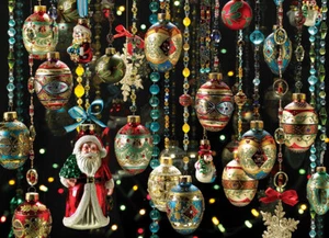 Cobble Hill Christmas Ornaments 1000 Piece Jigsaw Puzzle - Picture 1 of 1