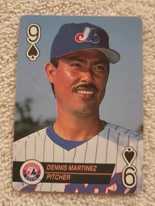 1993 Bicycle Baseball Aces Playing Card Dennis Martinez #9S - Picture 1 of 2