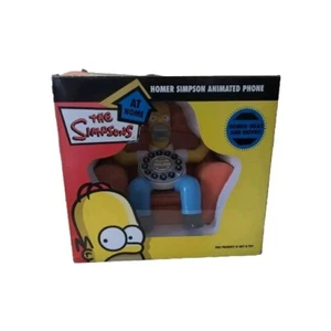 The Simpsons “At Home” Homer Simpson Animated Phone Vintage Rare 2004 Untested - Picture 1 of 7