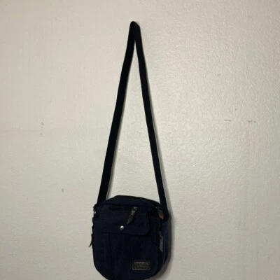 Bolso Bandolera de Lona Exclusivo Maze con Múltiples Bolsillos en Negro Foto 1 de 4