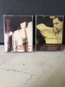 HEROTICA 1 &2 COLLECTION OF WOMEN'S EROTIC FICTION CASSETTE SET BRAND NEW SEALED - Picture 1 of 3