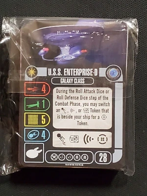 Star Trek Attack Wing (WizKids) Yesterday's Enterprise-D OP Prize Pack - Image 1 of 2
