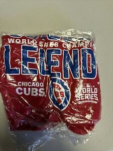 Chicago Cubs 2016 World series T shirt October legends Red Fanatics Large