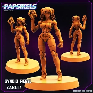 Zabetz Gynoid Rebel Papsikels Miniature Cyberpunk - Picture 1 of 1