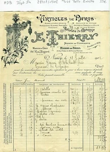 Dépt 54 - Nancy 26 Rue Bagard - Très Belle Entête d'un Commerce du 28/07/1902 - Picture 1 of 1