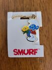Peyo Bashful Smurf Necklace.  New. Gold Color Chain. Vintage 80s.