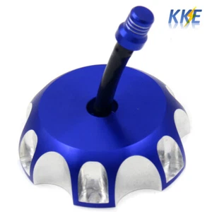 KKE CNC Gas Fuel Cap Tank Cover Fit KX250 2002-2008 KX250F KX450F 2006-2018 Blue - Bild 1 von 6