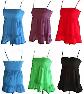 NWT BODY CENTRAL Cotton Jersey Baby Doll Top w/ Ruffled Hem-SIZE/COLOR CHOICE - Picture 1 of 7