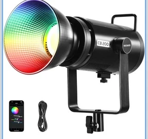 NEEWER CB200C 200W RGBWW COB LED Video Light, APP/2.4G 360° Color 2500K-7500K - Picture 1 of 5