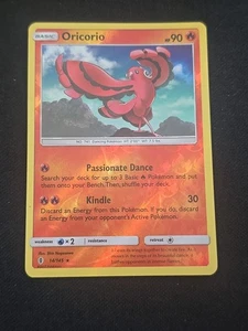Oricorio 14/145 Sm-Guardians Rising Holograma Inverso Raro Pokemon Juego de Cartas Coleccionables Ligero - Imagen 1 de 2