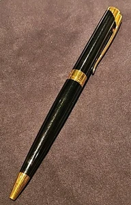 Waterman L'etalon Ballpoint Pen Black Gold Twist Ballpoint Pen free shipping - Picture 1 of 9